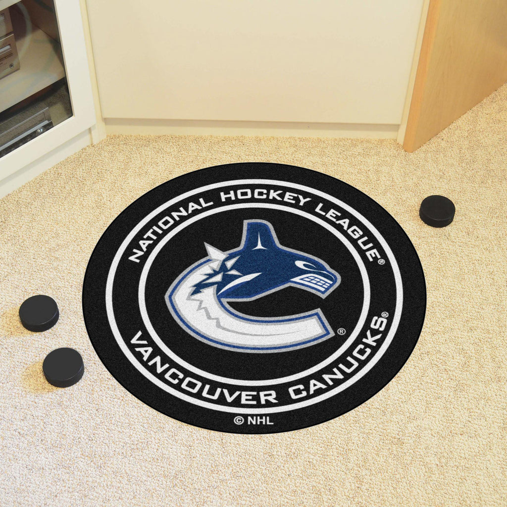 Vancouver Canucks Puck Mat 27" diameter 