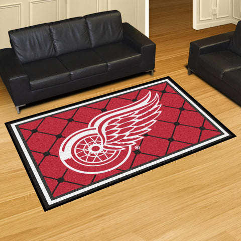 Detroit Red Wings 5x8 Rug 59.5"x88" 