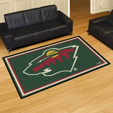 Minnesota Wild 5x8 Rug 59.5"x88" 