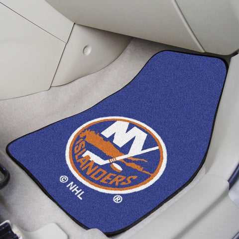 New York Islanders 2 pc Carpet Car Mat Set 17"x27" 