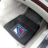 New York Rangers 2 pc Vinyl Car Mat Set 17"x27" 