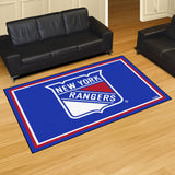 New York Rangers 5x8 Rug 59.5"x88" 