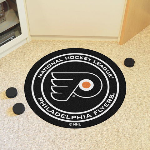 Philadelphia Flyers Puck Mat 27" diameter 
