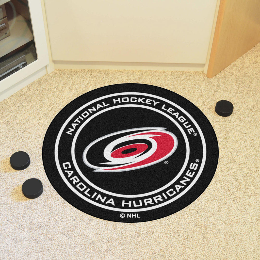 Carolina Hurricanes Puck Mat 27" diameter 