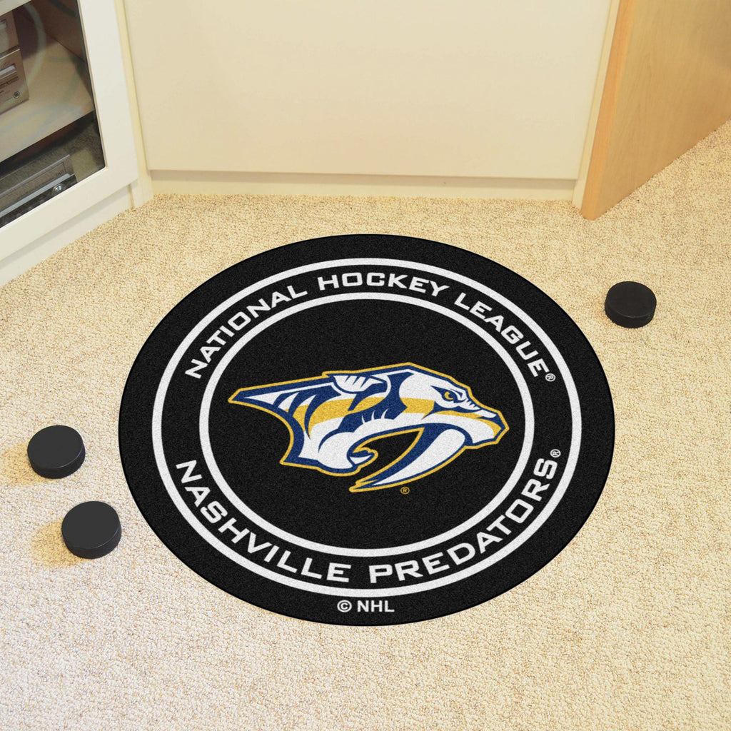 Nashville Predators Puck Mat 27" diameter 