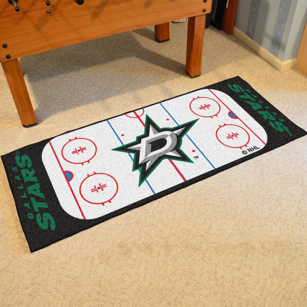 Dallas Stars Rink Runner 30"x72" 