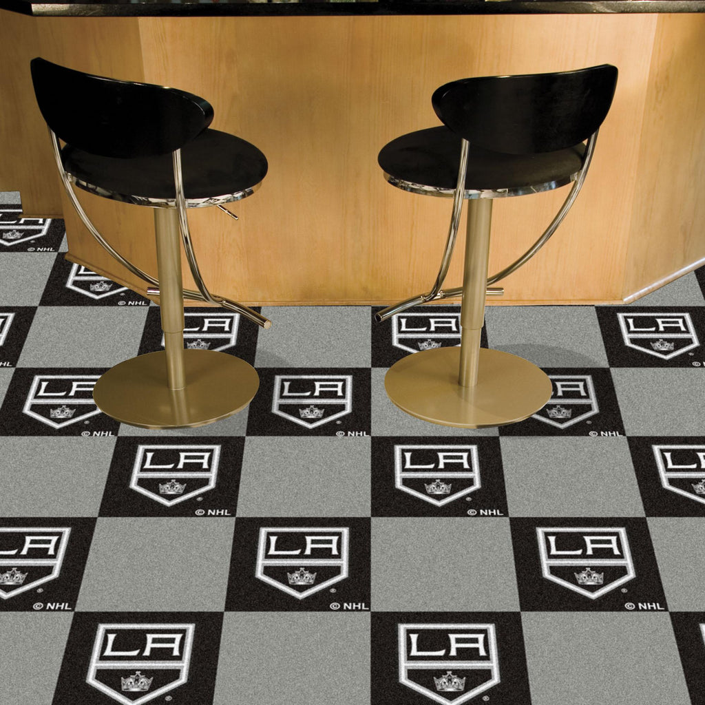 Los Angeles Kings Team Carpet Tiles 18"x18" tiles 