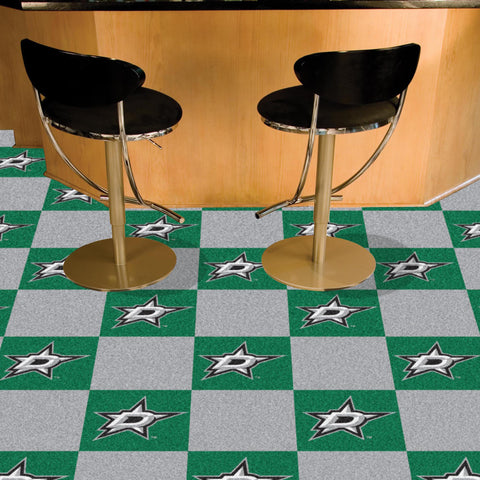 Dallas Stars Team Carpet Tiles 18"x18" tiles 