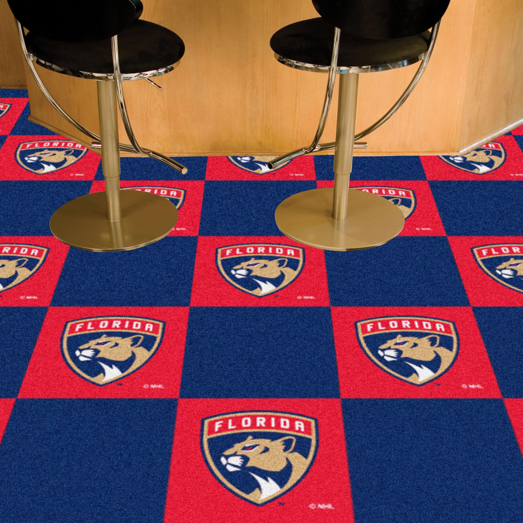 Florida Panthers Team Carpet Tiles 18"x18" tiles 