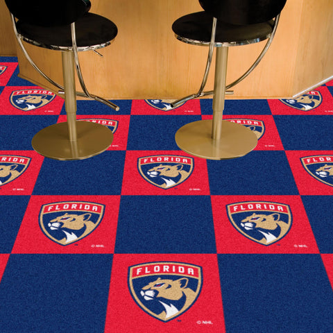 Florida Panthers Team Carpet Tiles 18"x18" tiles 