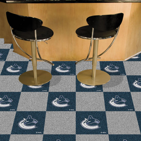 Vancouver Canucks Team Carpet Tiles 18"x18" tiles 