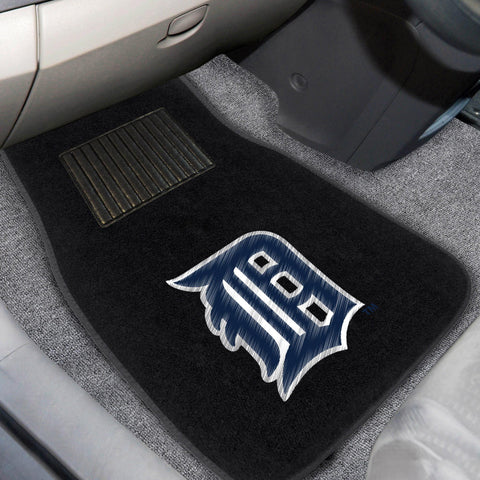 Detroit Tigers 2 pc Embroidered Car Mat Set 17"x25.5" 