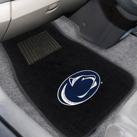 Penn State Nittany Lions 2 pc Embroidered Car Mat Set 17"x25.5" 