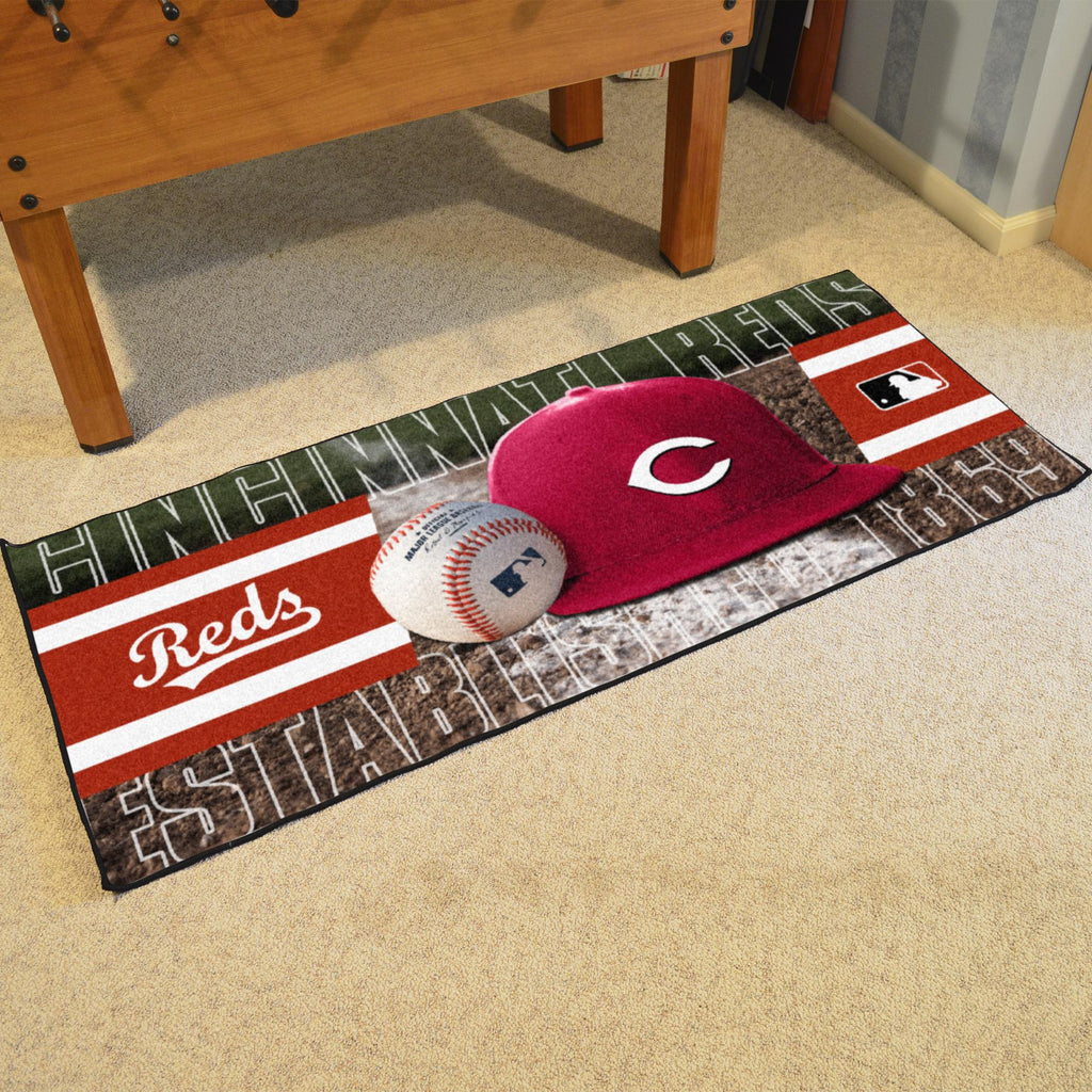 Cincinnati Reds Baseball Runner 30"x72" 