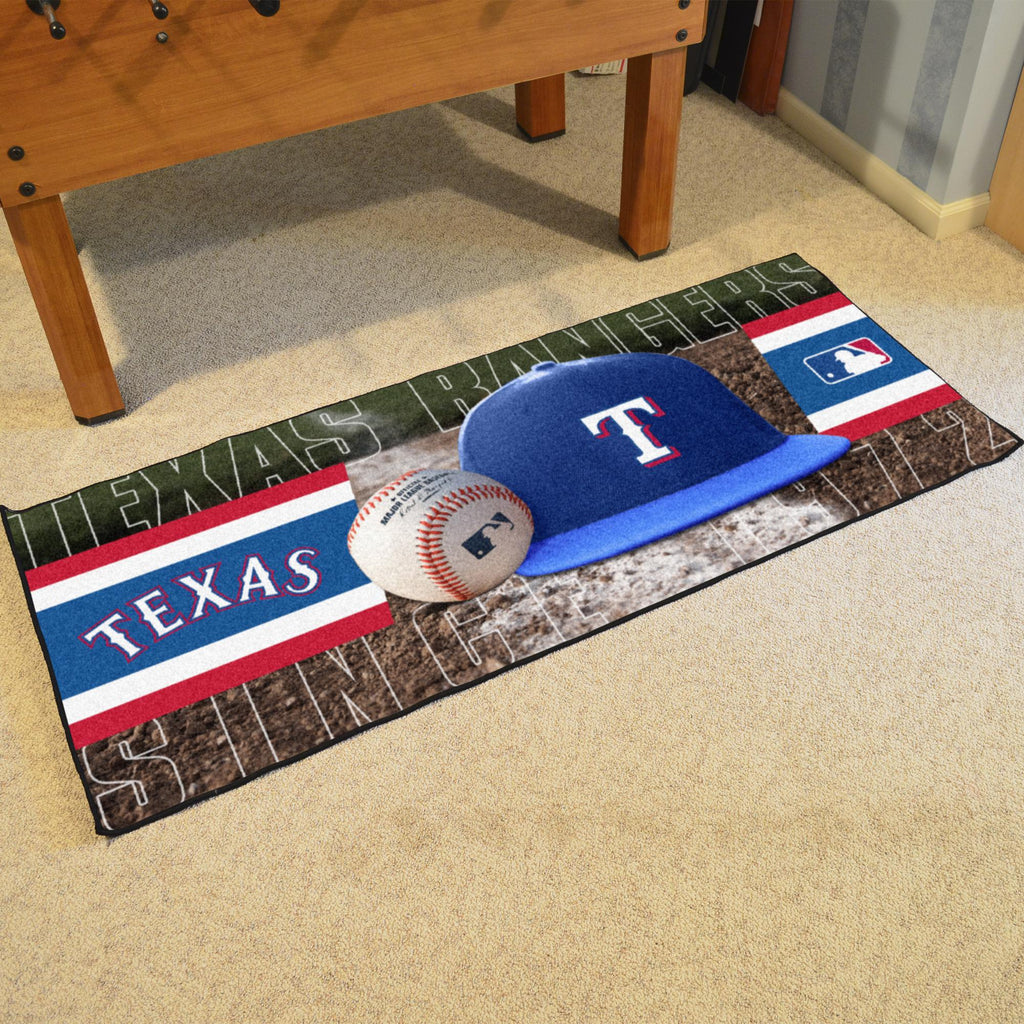 Texas Rangers Baseball Runner 30"x72" 