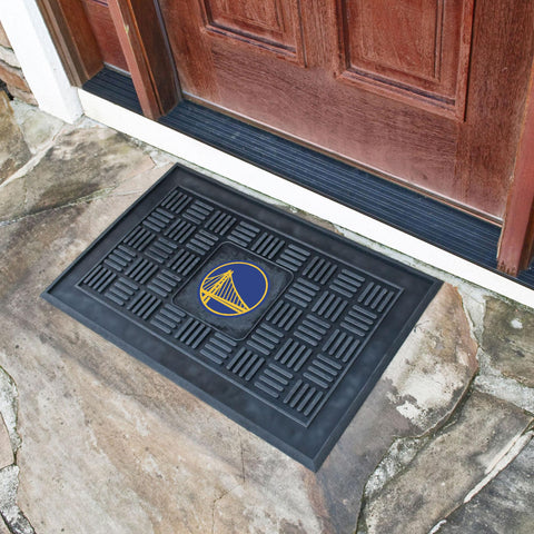 Golden State Warriors Medallion Door Mat 19.5"x31.25" 