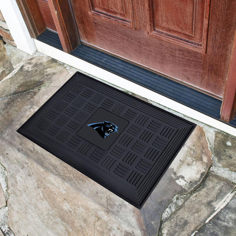 Carolina Panthers Medallion Door Mat 19.5"x31.25" 