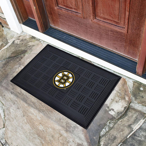 Boston Bruins Medallion Door Mat 19.5"x31.25" 