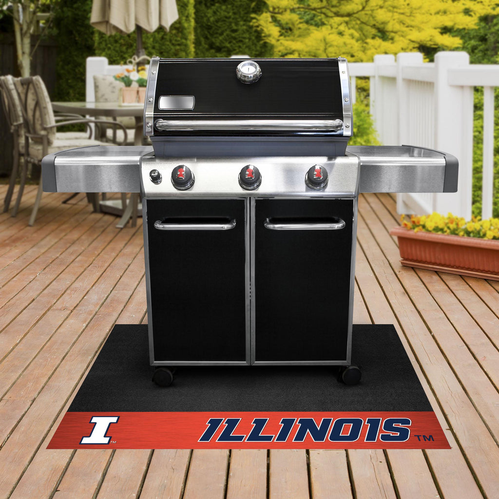 Illinois Fighting Illini Grill Mat 26"x42" 