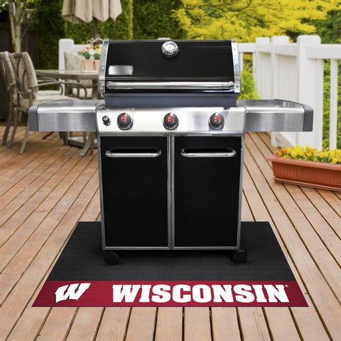 Wisconsin Badgers Grill Mat 26"x42" 