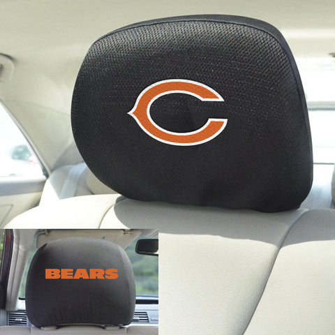 Chicago Bears Head Rest Cover 10"x13" 
