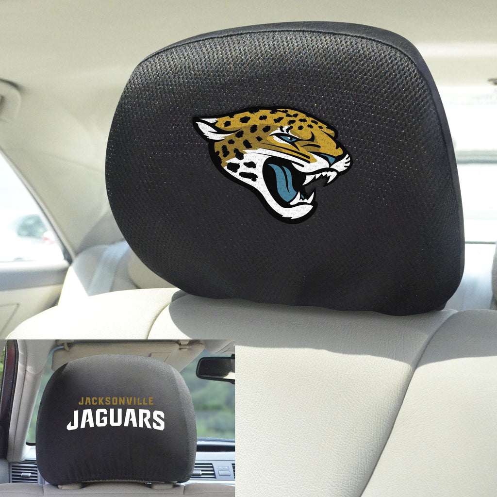 Jacksonville Jaguars Head Rest Cover 10"x13" 