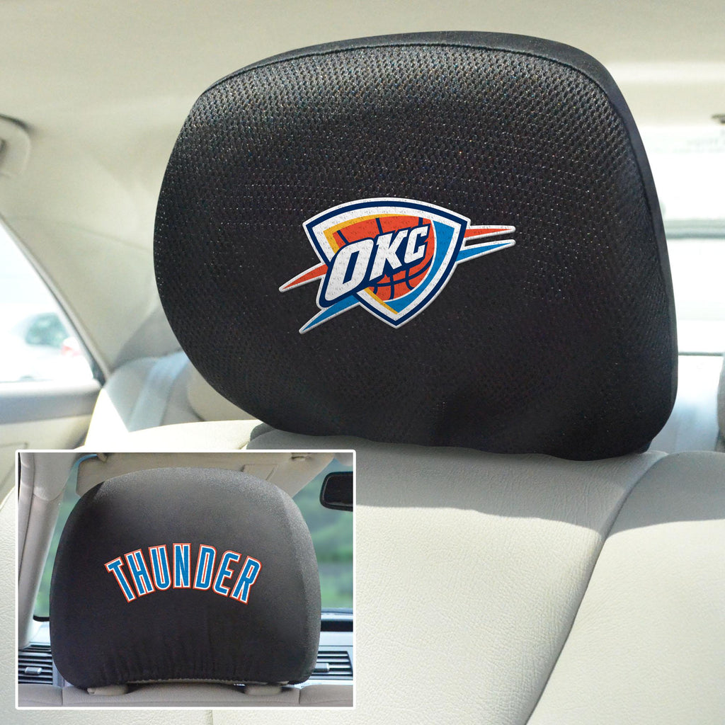 Oklahoma City Thunder Head Rest Cover 10"x13" 