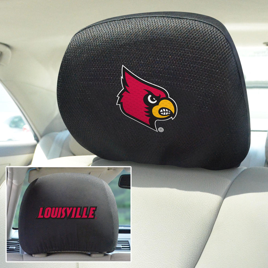 Louisville Cardinals Head Rest Cover 10"x13" 