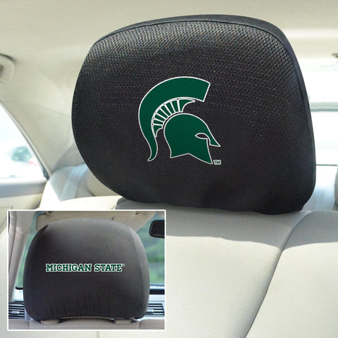 Michigan State Spartans Head Rest Cover 10"x13" 