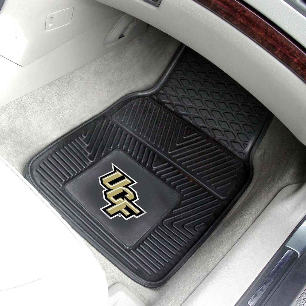 Central Florida Knights 2 pc Vinyl Car Mat Set 17"x27" 