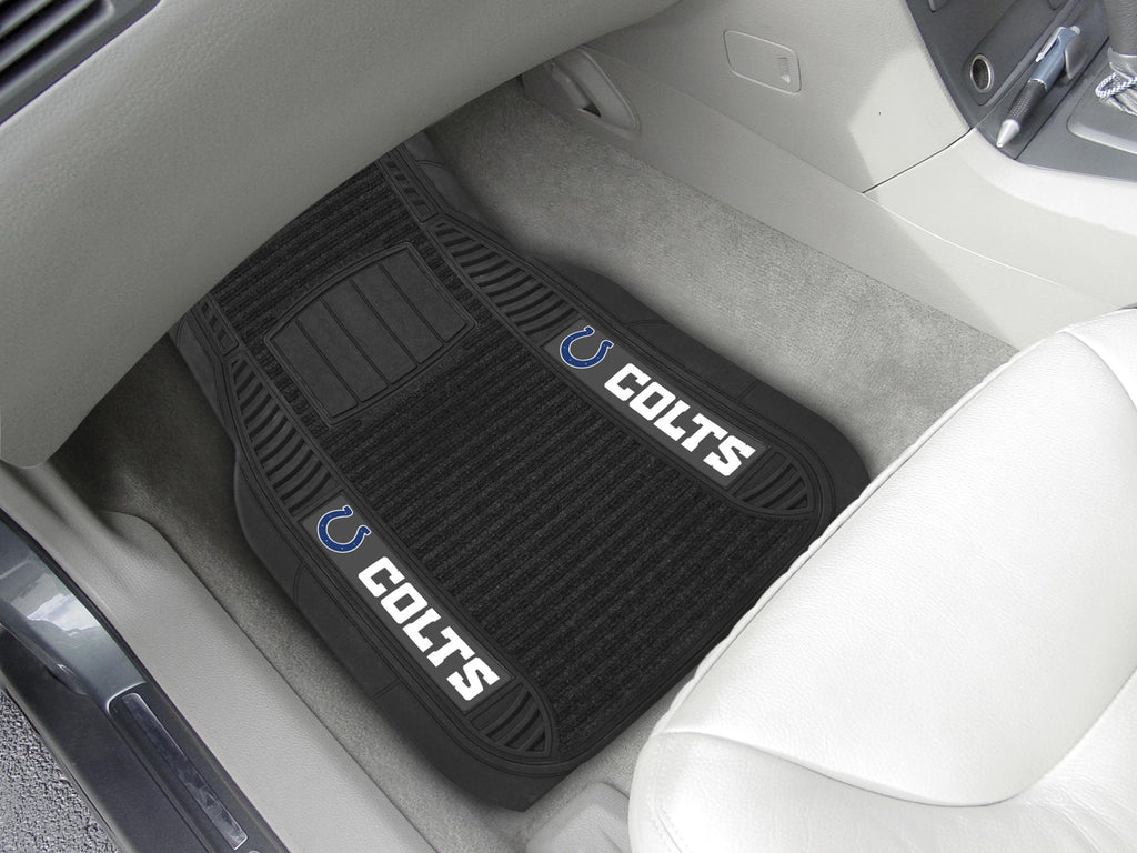 Indianapolis Colts 2 pc Deluxe Car Mat Set 21"x27" 