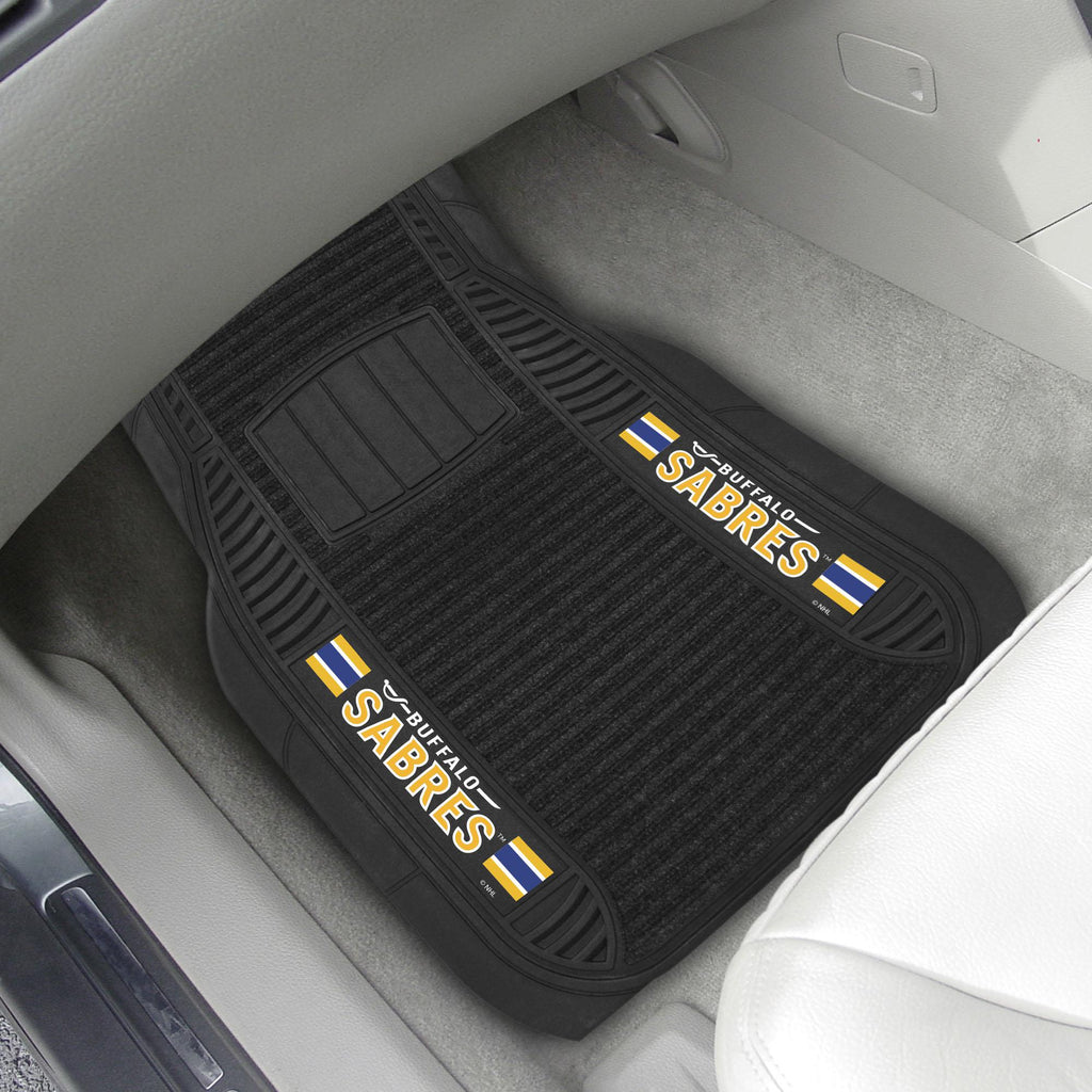 Buffalo Sabres 2 pc Deluxe Car Mat Set 21"x27" 