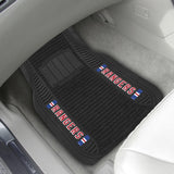 New York Rangers 2 pc Deluxe Car Mat Set 21"x27" 