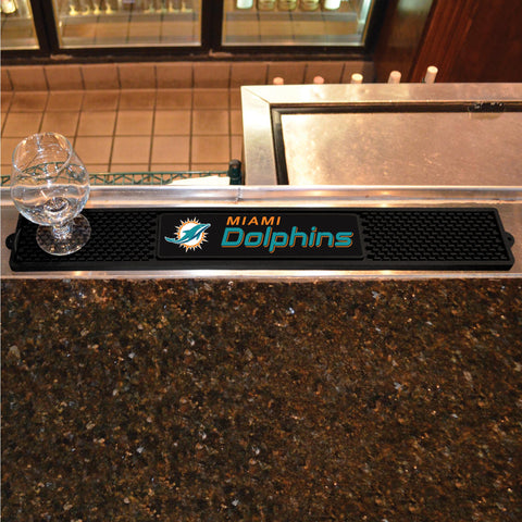 Miami Dolphins Drink Mat 3.25"x24" 