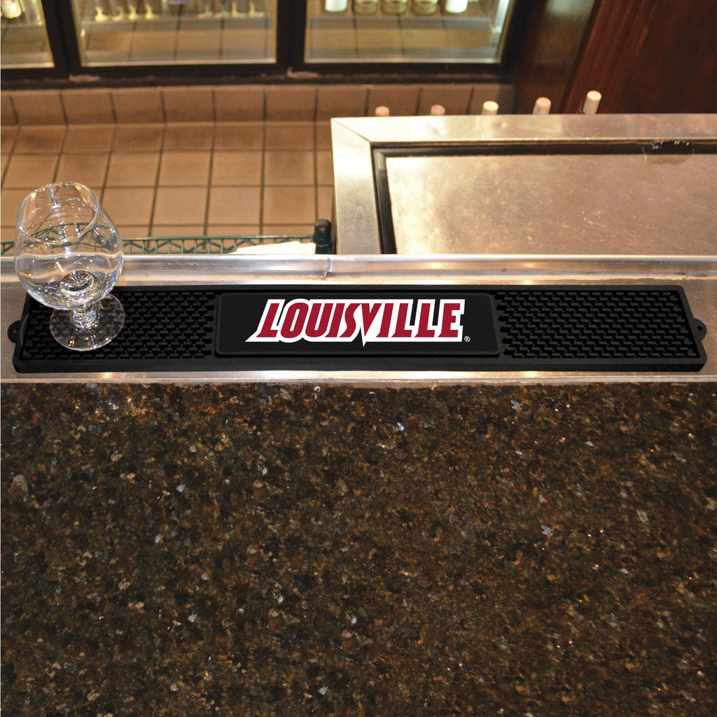 Louisville Cardinals Drink Mat 3.25"x24" 