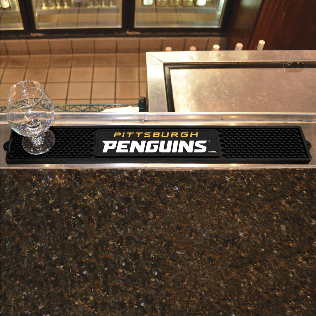 Pittsburgh Penguins Drink Mat 3.25"x24" 