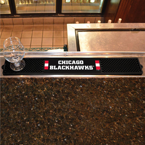 Chicago Blackhawks Drink Mat 3.25"x24" 