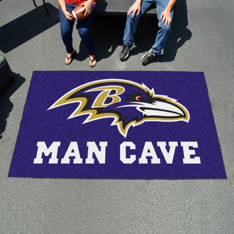 Baltimore Ravens Man Cave UltiMat 59.5"x94.5" 