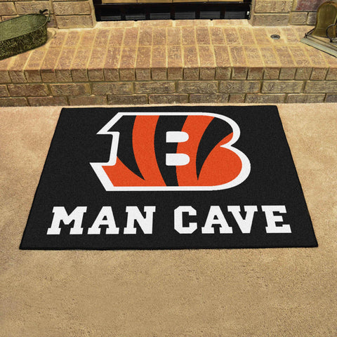 Cincinnati Bengals Man Cave All Star 33.75"x42.5" 