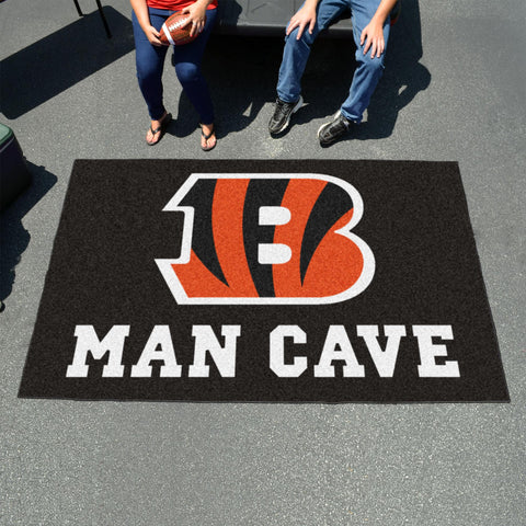 Cincinnati Bengals Man Cave UltiMat 59.5"x94.5" 