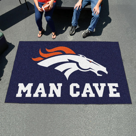 Denver Broncos Man Cave UltiMat 59.5"x94.5" 