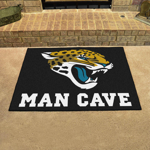 Jacksonville Jaguars Man Cave All Star 33.75"x42.5" 