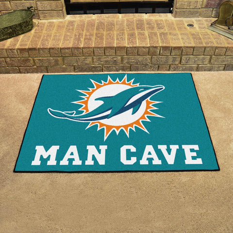 Miami Dolphins Man Cave All Star 33.75"x42.5" 