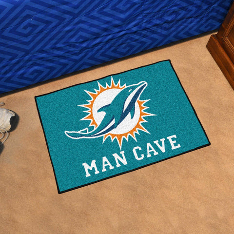 Miami Dolphins Man Cave Starter 19"x30" 