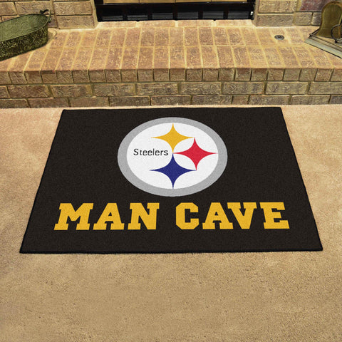 Pittsburgh Steelers Man Cave All Star 33.75"x42.5" 