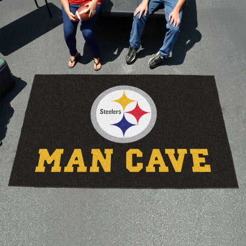 Pittsburgh Steelers Man Cave UltiMat 59.5"x94.5" 