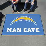 Los Angeles Chargers Man Cave UltiMat 59.5"x94.5" 