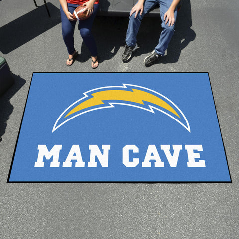 Los Angeles Chargers Man Cave UltiMat 59.5"x94.5" 