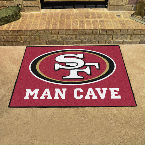 San Francisco 49ers Man Cave All Star 33.75"x42.5" 