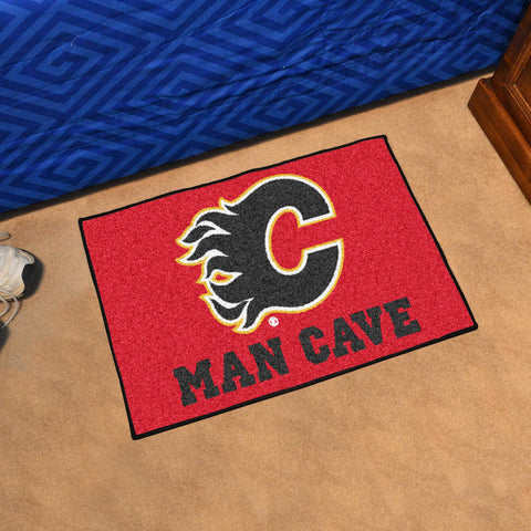 Calgary Flames Man Cave Starter 19"x30" 